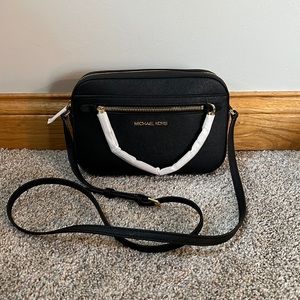 Michael Kors Jet Set Large Saffiano Leather Crossbody Bag